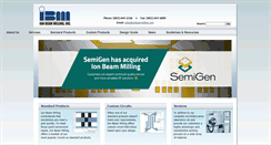 Desktop Screenshot of ionbeammilling.com